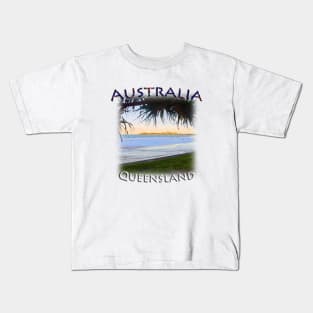 Australia - Queensland, Mooloolaba Beach Kids T-Shirt
